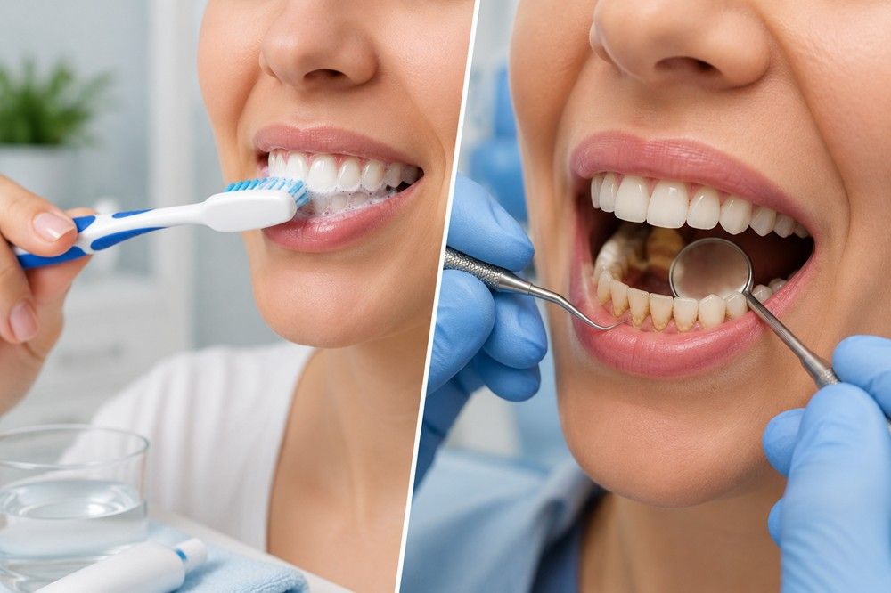 Teeth Cleaning vs Brushing at Home: What’s the Difference?